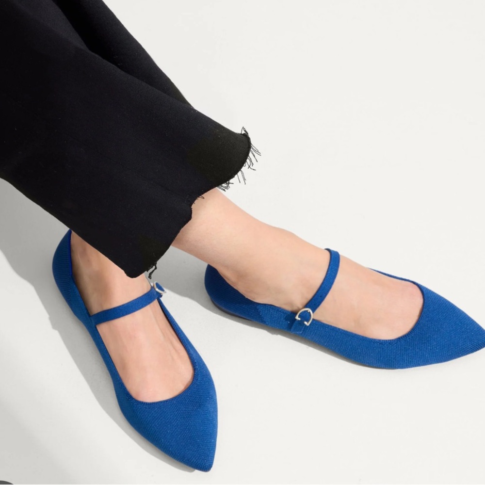 Rothy's The Point Mary Jane II - Bluebell